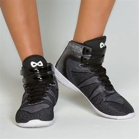 high top cheerleading shoes.